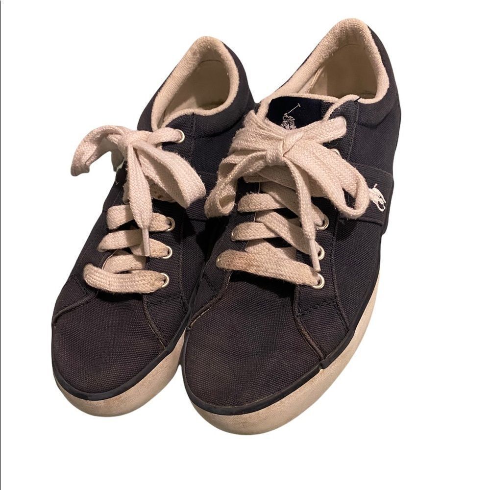 🐎 Polo Ralph Lauren | Navy Blue Gillian Shoes | Size 7b